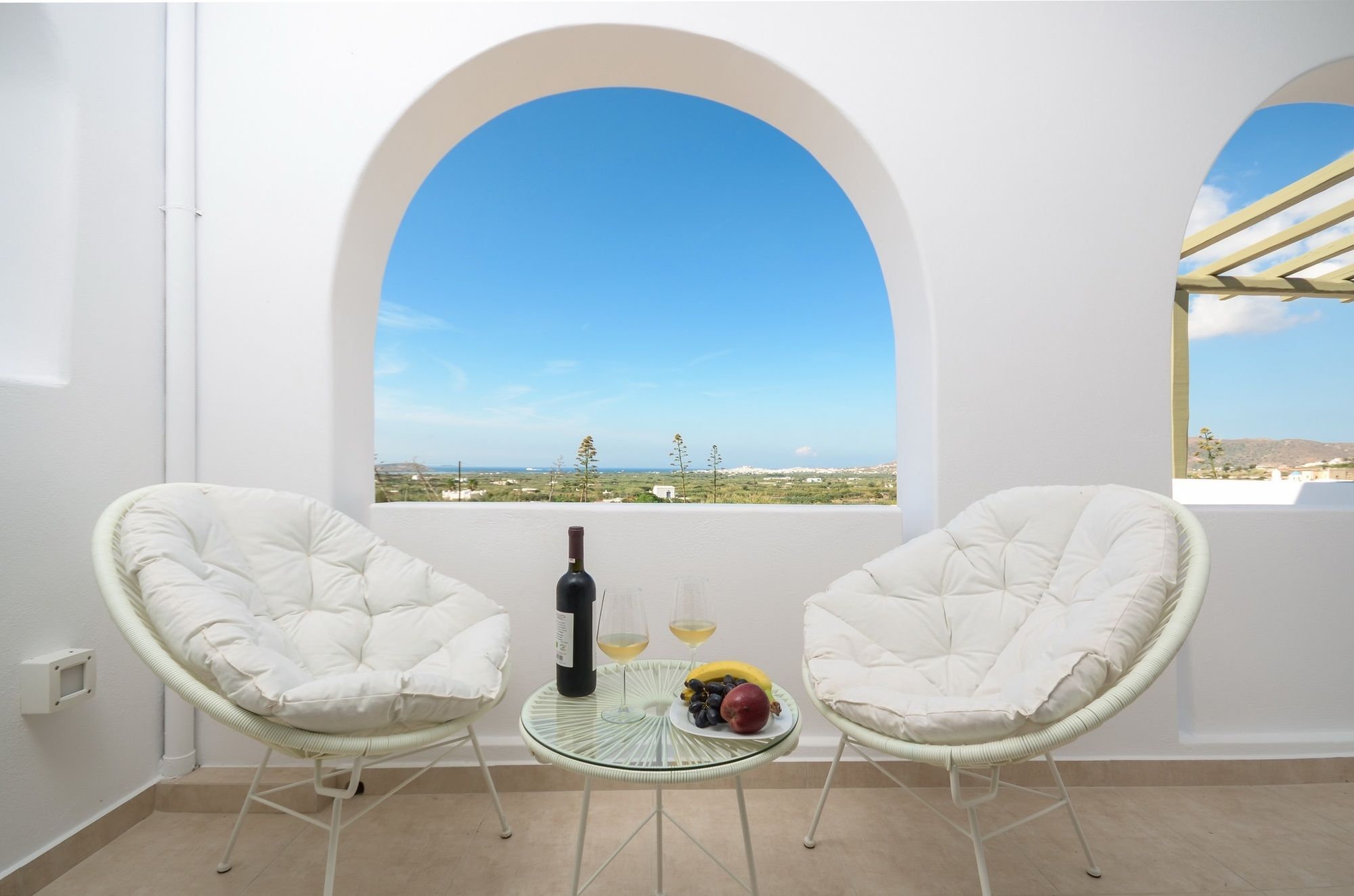 Villa With 2 Bedrooms In Naxos, With Wonderful Sea View, Enclosed Gard Айя-Анна Экстерьер фото